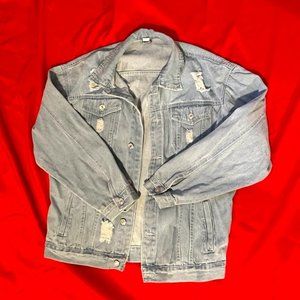 Brand New Denim Jean Jacket Size Large